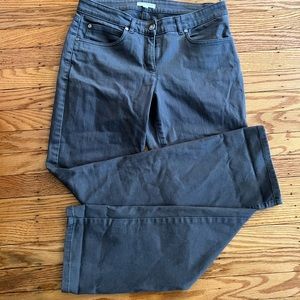 Eileen Fisher Gray straight leg jeans